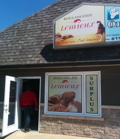 La Boulangerie Lemieux sur la rue de l’Aqueduc à Victoriaville